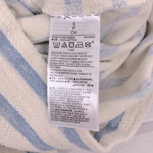 Old Navy Cotton tank striped Romper shorts set Blue and Creme Size Small - Picture 10 of 11